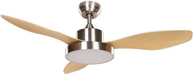 Beliani BANDERAS Plafondlamp met ventilator-Zilver-IJzer