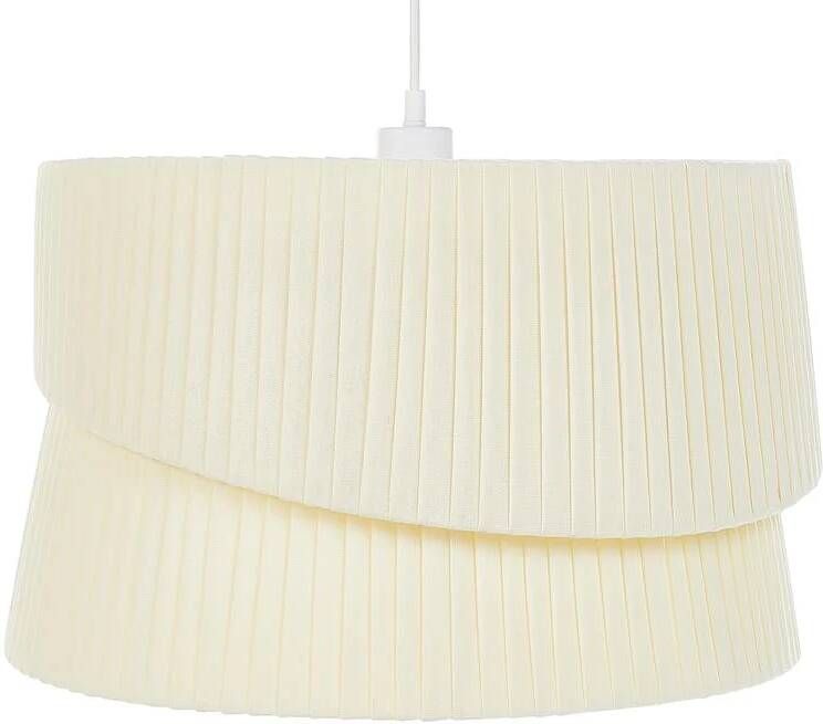 Beliani BIRIM Hanglamp Beige Polyester