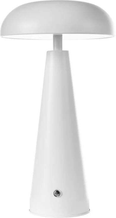 Beliani BOCONO Draadloze LED tafellamp Wit IJzer