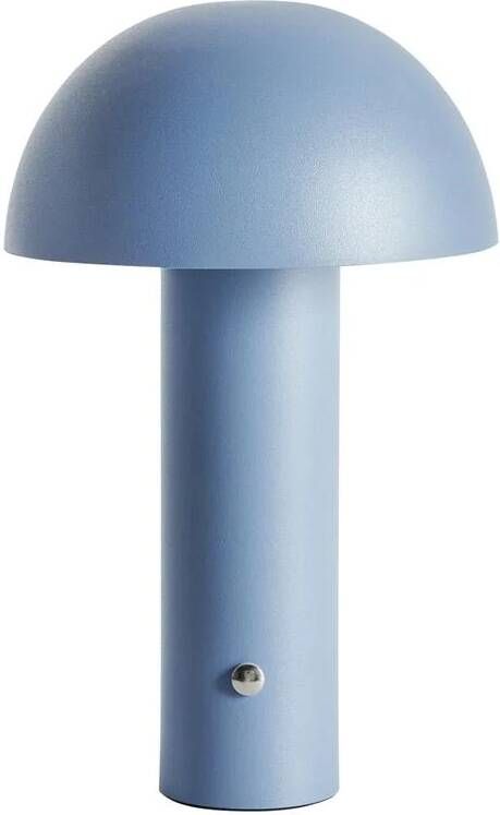 Beliani BOJO Tafellamp Blauw IJzer