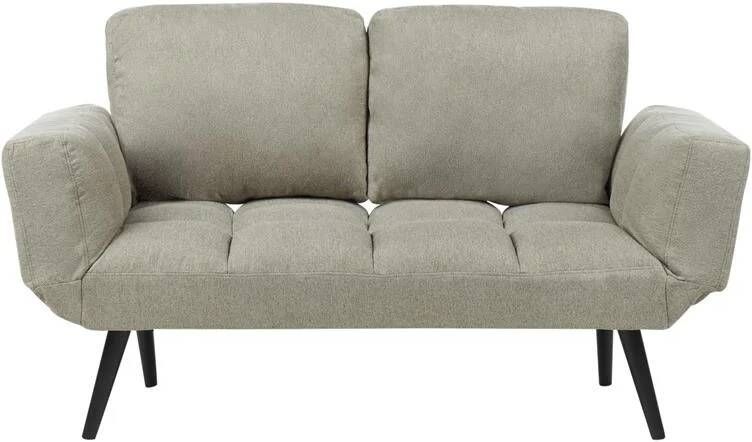 Beliani BREKKE Slaapbank Lichtgroen Polyester