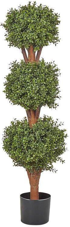 Beliani BUXUS BALL TREE Kunstplant-Groen-Synthetisch materiaal