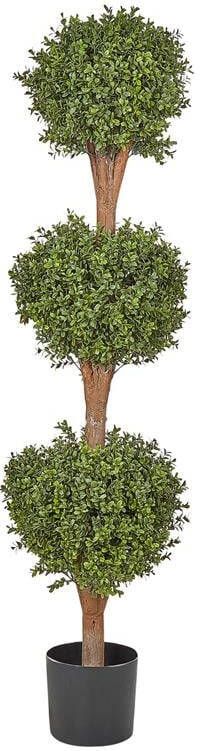 Beliani BUXUS BALL TREE Kunstplant-Groen-Synthetisch materiaal