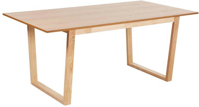 Beliani CAMDEN Eettafel-Lichte houtkleur-MDF