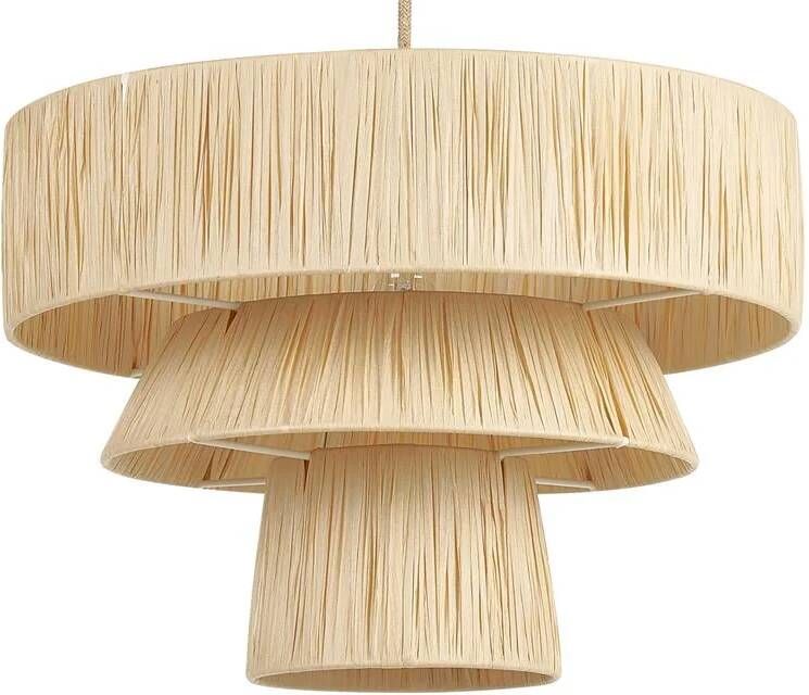 Beliani CHAMBO Hanglamp-Natuurlijk-Papier