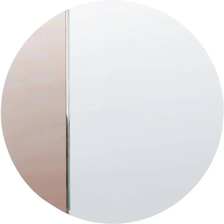Beliani CHARRON Wandspiegel Rosé goud 79 x 79 cm Glas