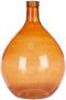Beliani CHATNI Bloemenvaas Bruin Glas - Thumbnail 2