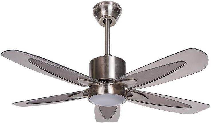 Beliani COYOTE Plafondlamp met ventilator-Zilver-IJzer