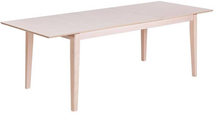 Beliani -CROSBY-Uitschuifbare eettafel-Lichthout-180|240 x 90 cm-MDF