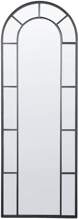 Beliani CROSSES Wandspiegel Zwart 60 x 170 cm Metaal