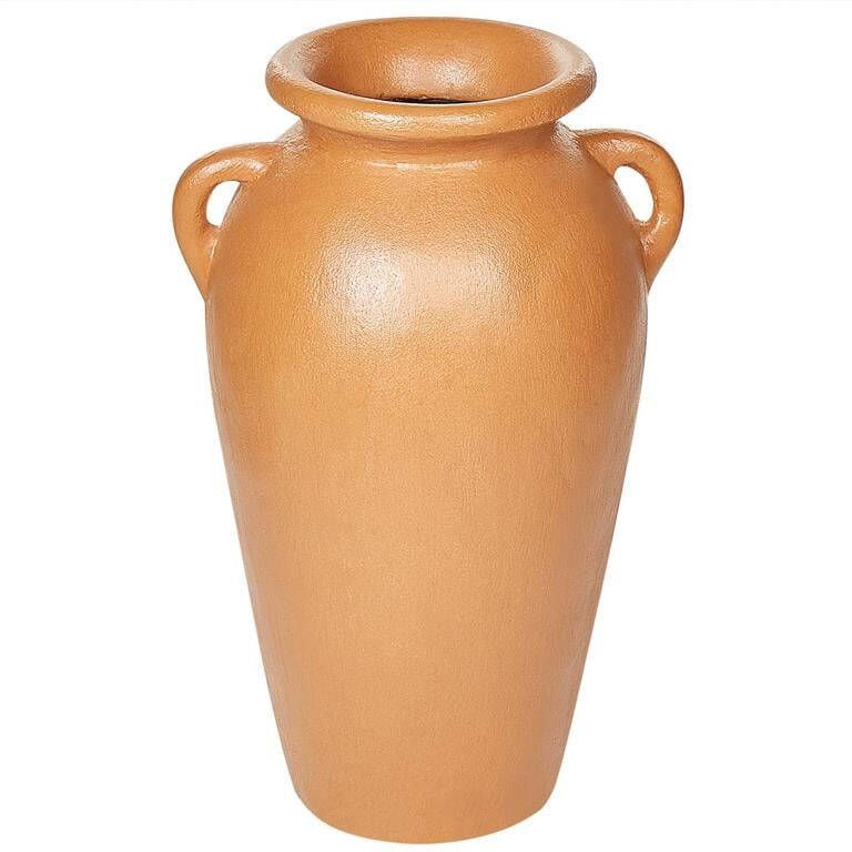 Beliani DABONG Decoratieve vaas Oranje Terracotta