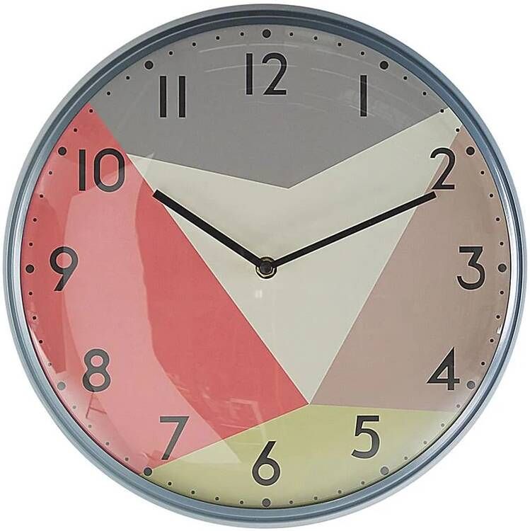 Beliani DAVOS Wandklok Multicolor Glas