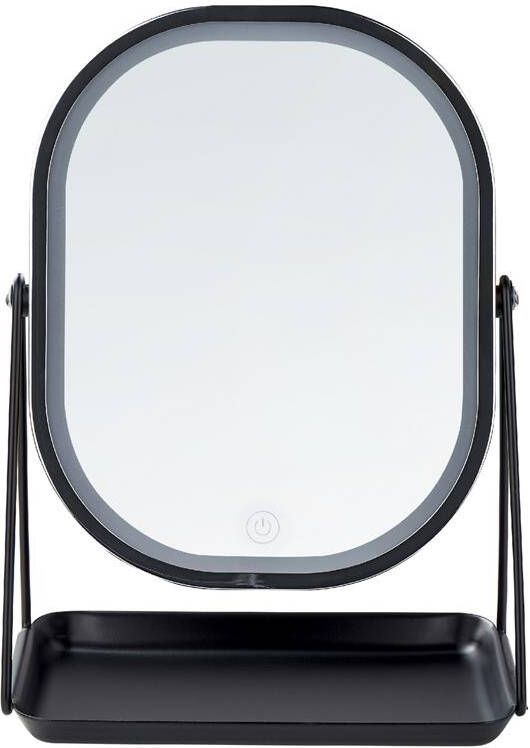 Beliani DORDOGNE Make-up spiegel-Zilver-Metaal