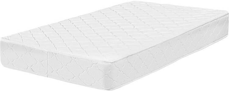 Beliani DUO Pocketveringmatras Wit 80 x 200 cm Polyester