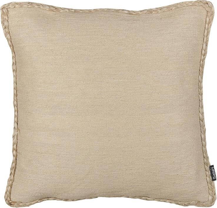 Beliani ELLIOTTIA Sierkussen Beige 45 x 45 cm Jute