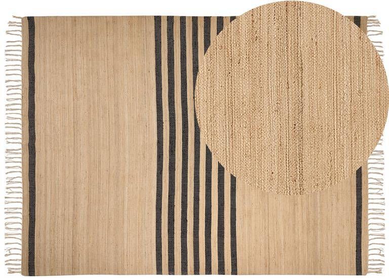Beliani ERICEK Vloerkleed Beige 300 x 400 cm Jute