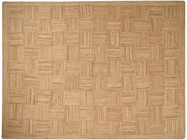 Beliani ESENTEPE Vloerkleed Beige 300 x 400 cm Jute