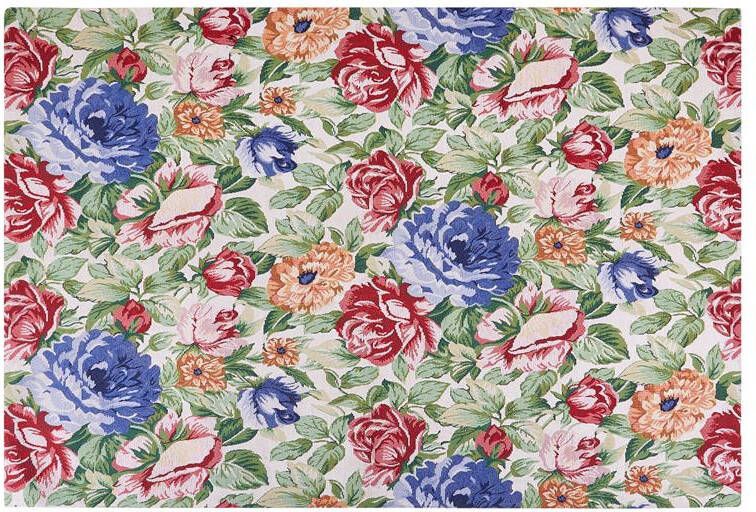 Beliani FARWAN Vloerkleed Multicolor 200 x 300 cm Katoen