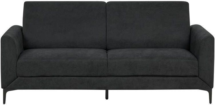 Beliani FENES Driezitsbank Zwart Polyester