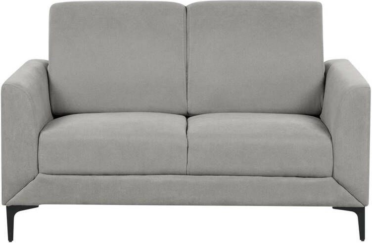 Beliani FENES Tweezitsbank Grijs Polyester