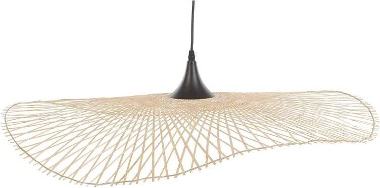 Beliani FLOYD Hanglamp Lichte houtkleur Bamboehout