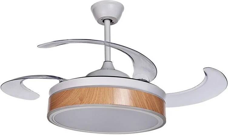 Beliani FREMONT Plafondlamp met ventilator-Wit-IJzer