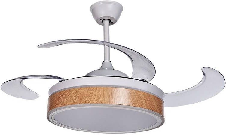 Beliani FREMONT Plafondlamp met ventilator-Wit-IJzer