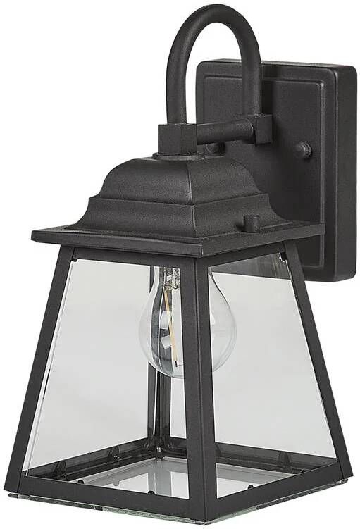 Beliani GARRY Outdoor wandlamp-Zwart-Glas