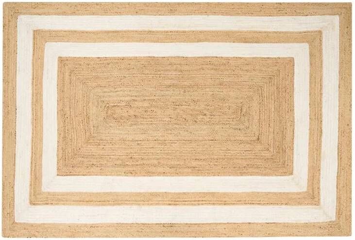 Beliani GEMEREK- Vloerkleed Beige 200 x 300 cm Jute