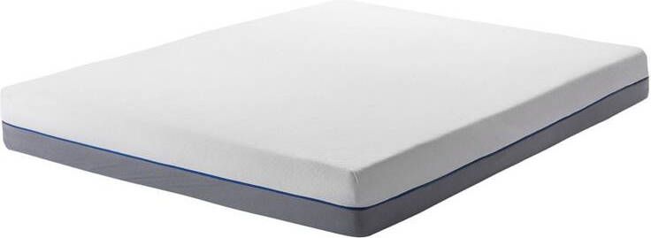 Beliani -GLEE -Traagschuimmatras Stevig-Grijs-160 x 200 cm-Polyester