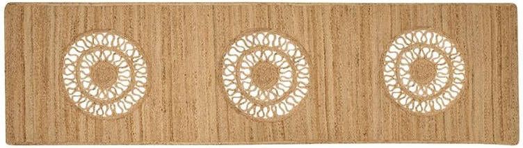 Beliani -HATIPOGLU-Laagpolig vloerkleed-Beige-80 x 300 cm-Jute
