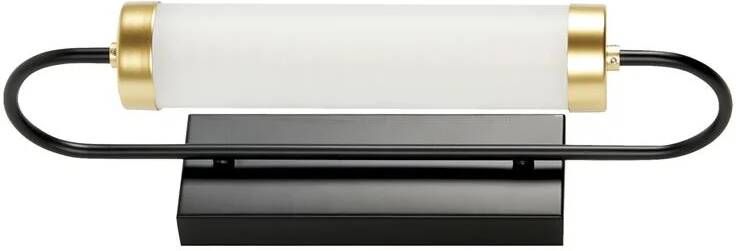 Beliani HENRY Wandlamp Zwart|Goud Metaal