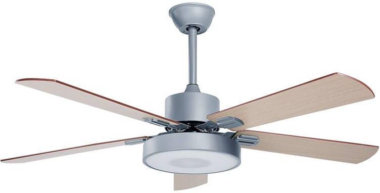 Beliani HOBBLE Plafondlamp met ventilator-Grijs-IJzer