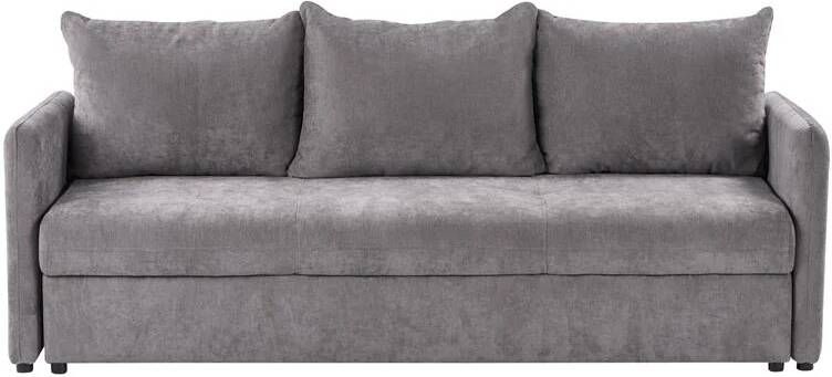 Beliani HOLSEN Driezitsbank Taupe Stof