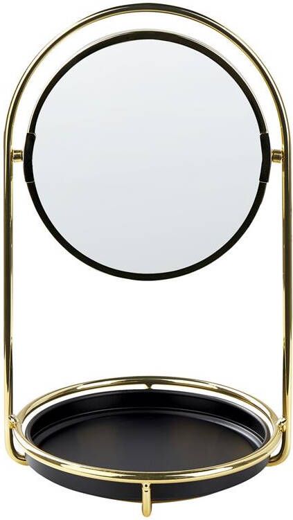 Beliani INDRE Make-up spiegel-Goud-IJzer Glas