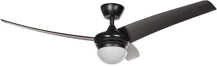 Beliani JIBOA Plafondlamp met ventilator-Zwart-IJzer