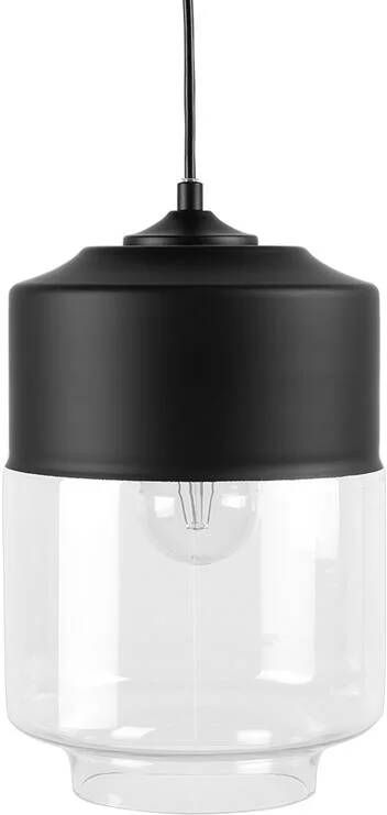 Beliani JURUA Hanglamp-Zwart-Glas