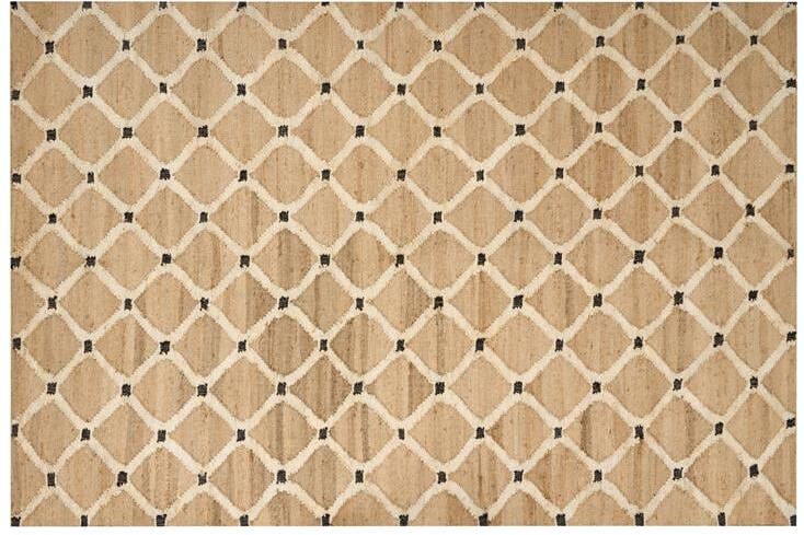 Beliani KALEKOY Vloerkleed Beige 200 x 300 cm Jute