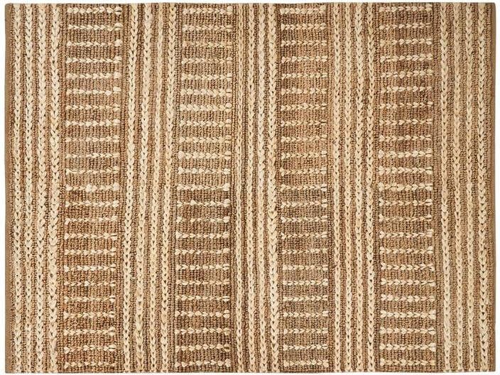 Beliani -KAMBERLI-Laagpolig vloerkleed-Beige-160 x 230 cm-Jute