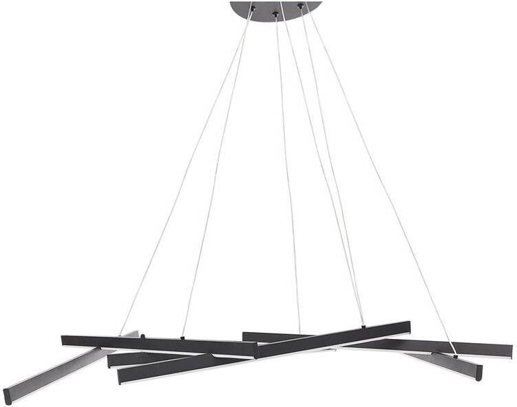 Beliani KANDRA Hanglamp LED Zwart Metaal