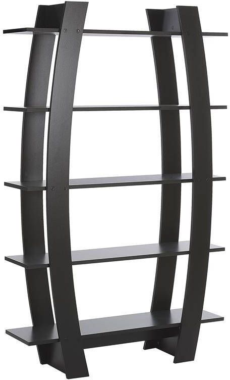 Beliani Kener Boekenkast Vezelplaat 29 X 111 Cm