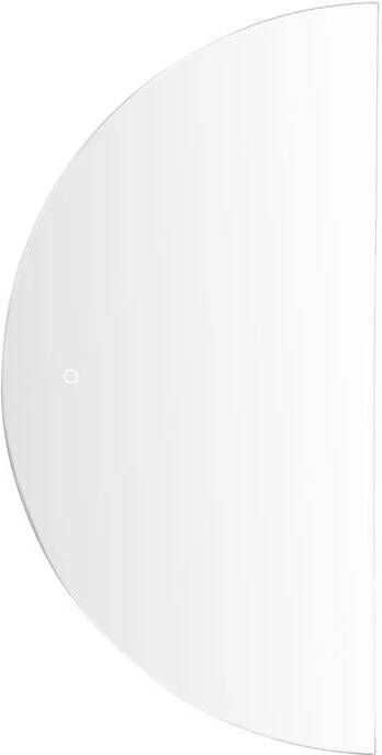 Beliani LOUE Wandspiegel met LED Zilver 50 x 100 cm Glas