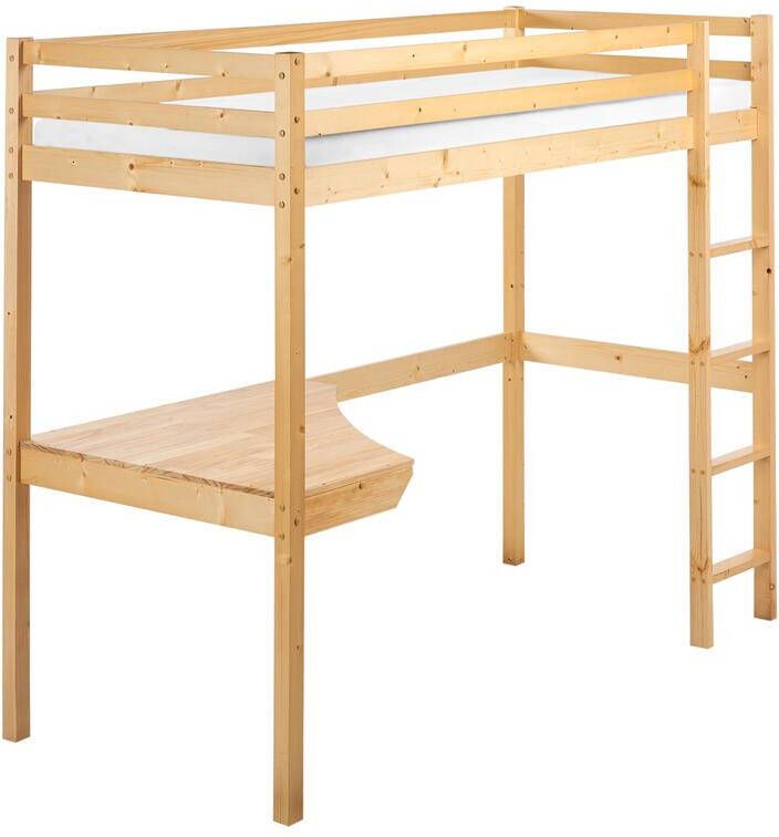 Beliani LOURY Kinderbed Lichtbruin 90 x 200 cm Dennenhout