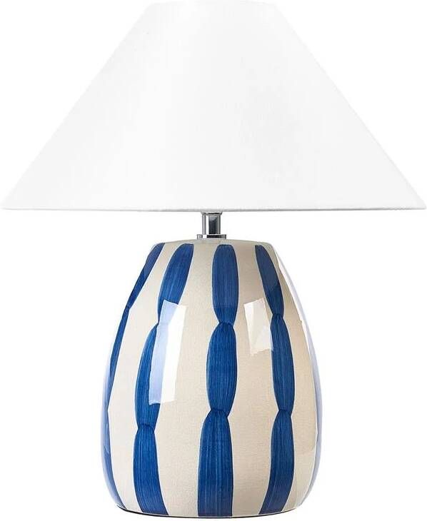 Beliani LUCHETTI Tafellamp Lichtbeige Keramiek