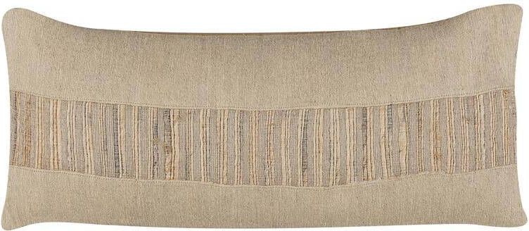 Beliani LUINA Sierkussen Beige 45 x 45 cm Jute