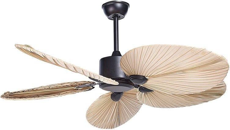 Beliani MAMMOTH Ventilator-Natuurlijk-Palmblad