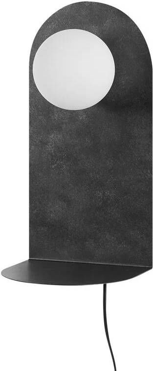 Beliani MAPI Wandlamp Grafietgrijs Staal