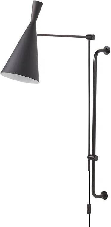 Beliani MARISA Wandlamp Zwart Metaal