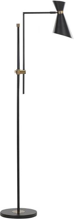 Beliani MELAWI Staande lamp-Zwart-IJzer