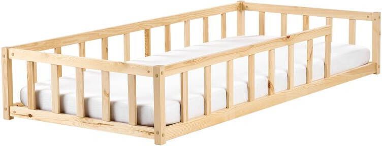 Beliani MEYMAC Kinderbed Lichthout 90 x 200 cm Dennenhout